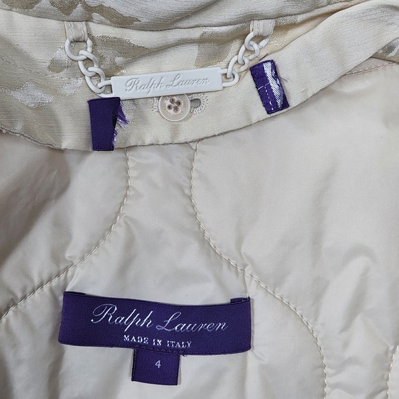 Rare Ralph Lauren Purple Label Runway Silk Brocade Utility Jacket Made Italy 4 - Picture 13 of 16